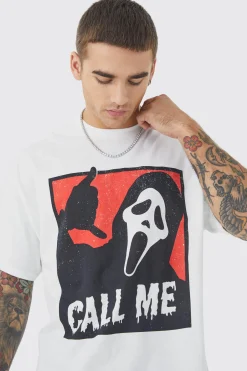 Oversized Scream License T-shirt | UK^boohooMAN New