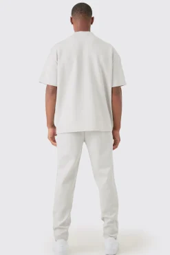 boohooMAN Oversized Scuba T-shirt & Jogger Set | UK| Sets & Co-Ords