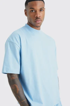 boohooMAN Oversized Short Length T-shirt And Short Set | UK| Sets & Co-Ords|Tracksuits