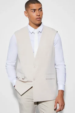 boohooMAN Oversized Single Breasted Blazer Vest | UK| Suits & Tailoring
