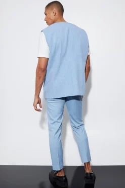 boohooMAN Oversized Single Breasted Blazer Vest | UK| Suits & Tailoring