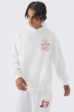 boohooMAN Oversized Skeleton BHM Graphic Tracksuit | UK| Tracksuits