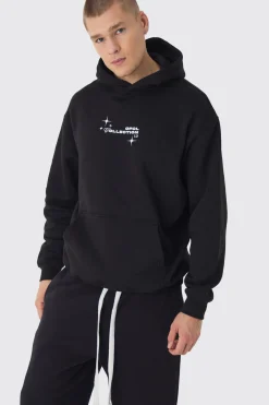 boohooMAN Oversized Skeleton Heart Back Print Hoodie | UK| Hoodies & Sweatshirts