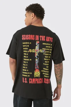 Oversized Slayer Band License T-shirt | UK^boohooMAN Clearance