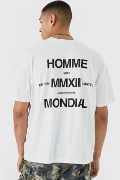 Oversized Slogan T-shirt | UK^boohooMAN Sale