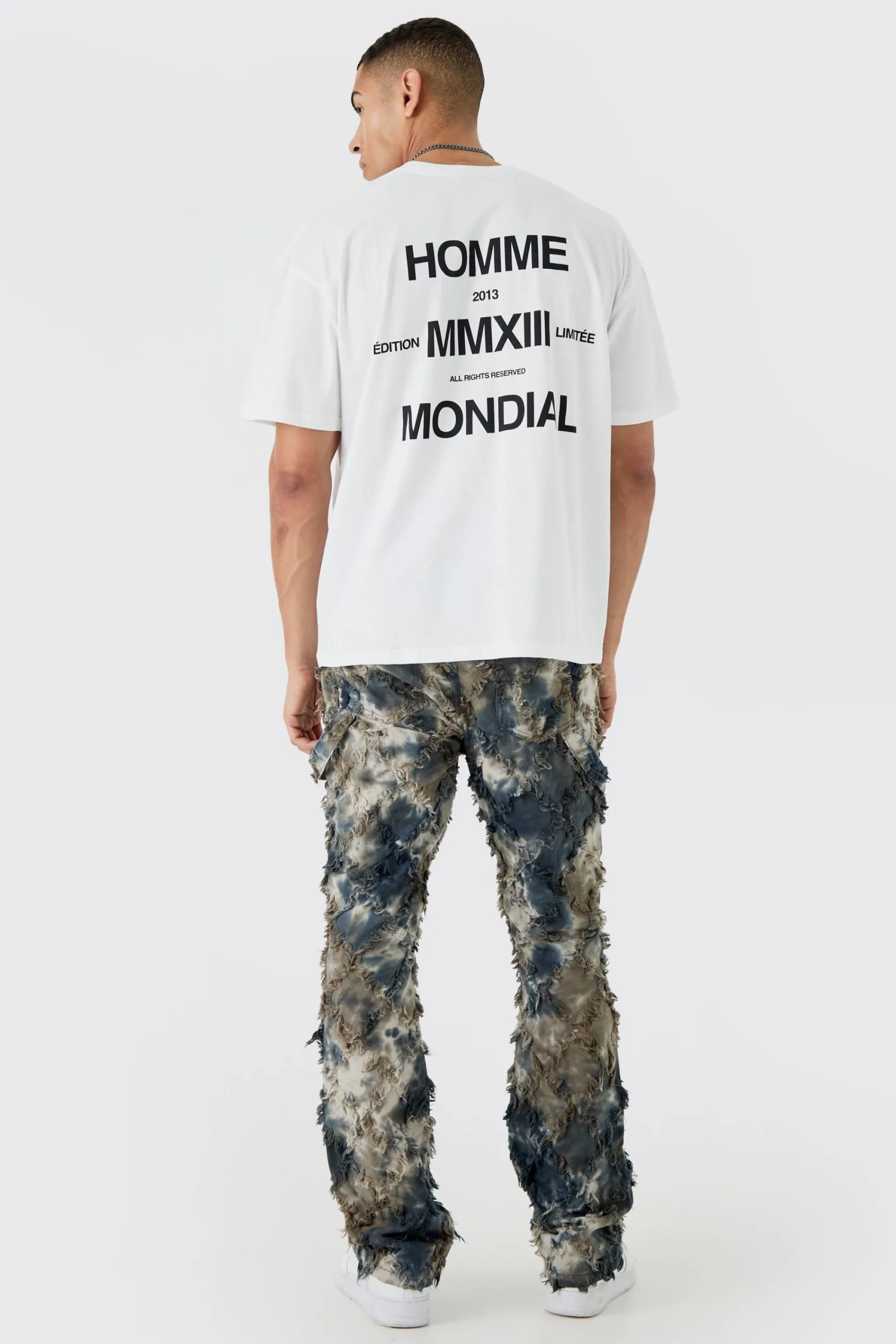 Oversized Slogan T-shirt | UK^boohooMAN Sale