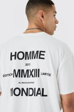 Oversized Slogan T-shirt | UK^boohooMAN Sale