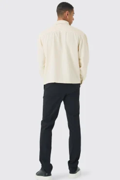 boohooMAN Oversized Soft Twill Long Sleeve Shirt | UK| Shirts