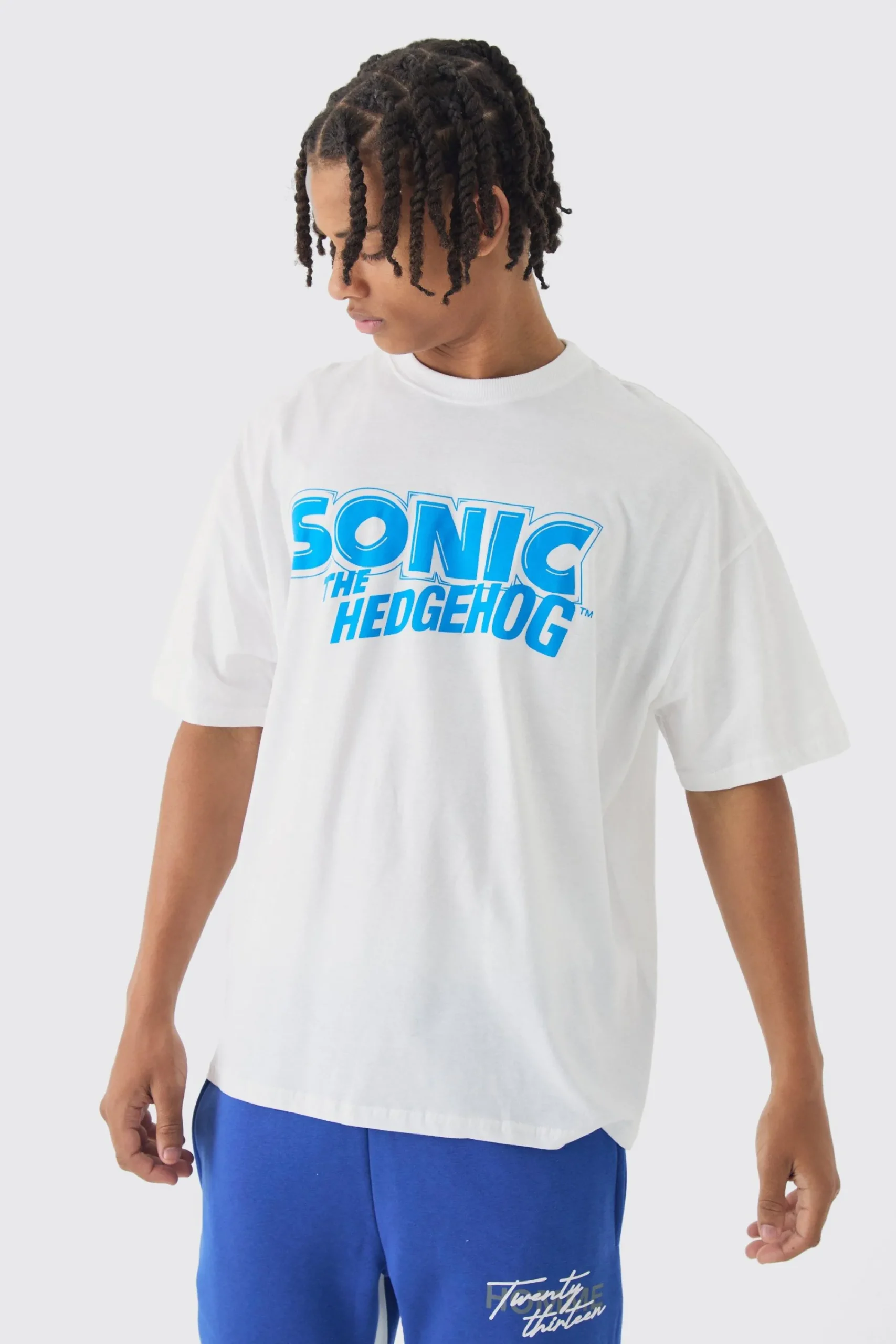 Oversized Sonic And Friends License Print T-Shirt | UK^boohooMAN New