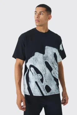 boohooMAN Oversized Spray Graffiti Lounge Set | UK| Loungewear|Trousers