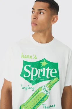 Oversized Sprite License Print T-Shirt | UK^boohooMAN New