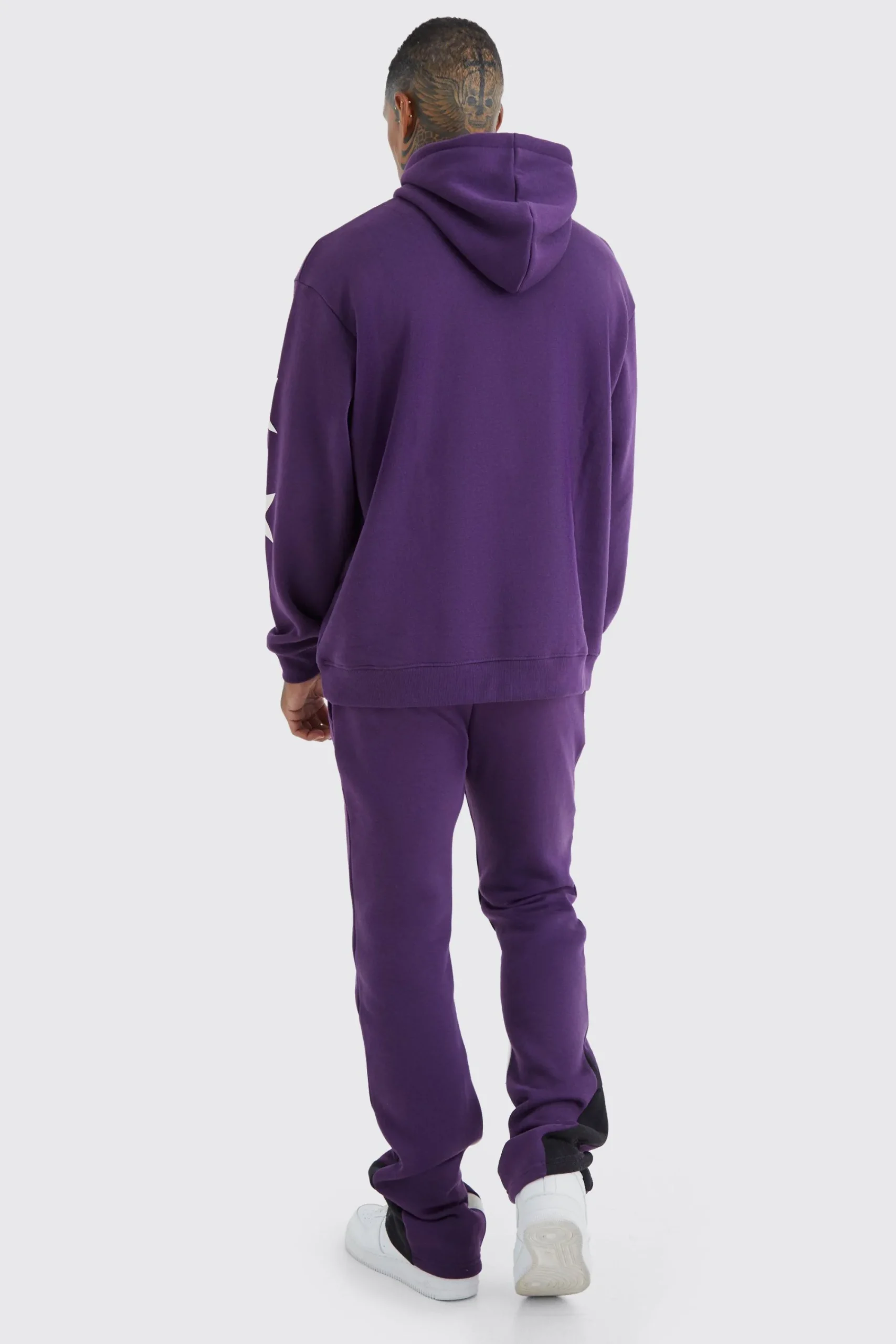 boohooMAN Oversized Star Homme Print Tracksuit | UK| Tracksuits