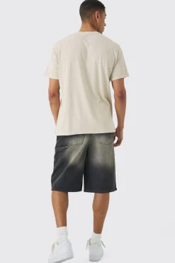 Oversized Star Wars Boba Fett Wash License Print T-shirt | UK^boohooMAN Online