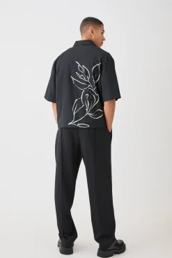 boohooMAN Oversized Stretch Floral Print Shirt | UK| Sets & Co-Ords