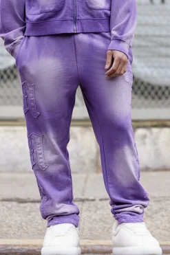 boohooMAN Oversized Sun Bleached 13 Gusset Jogger | UK| Joggers