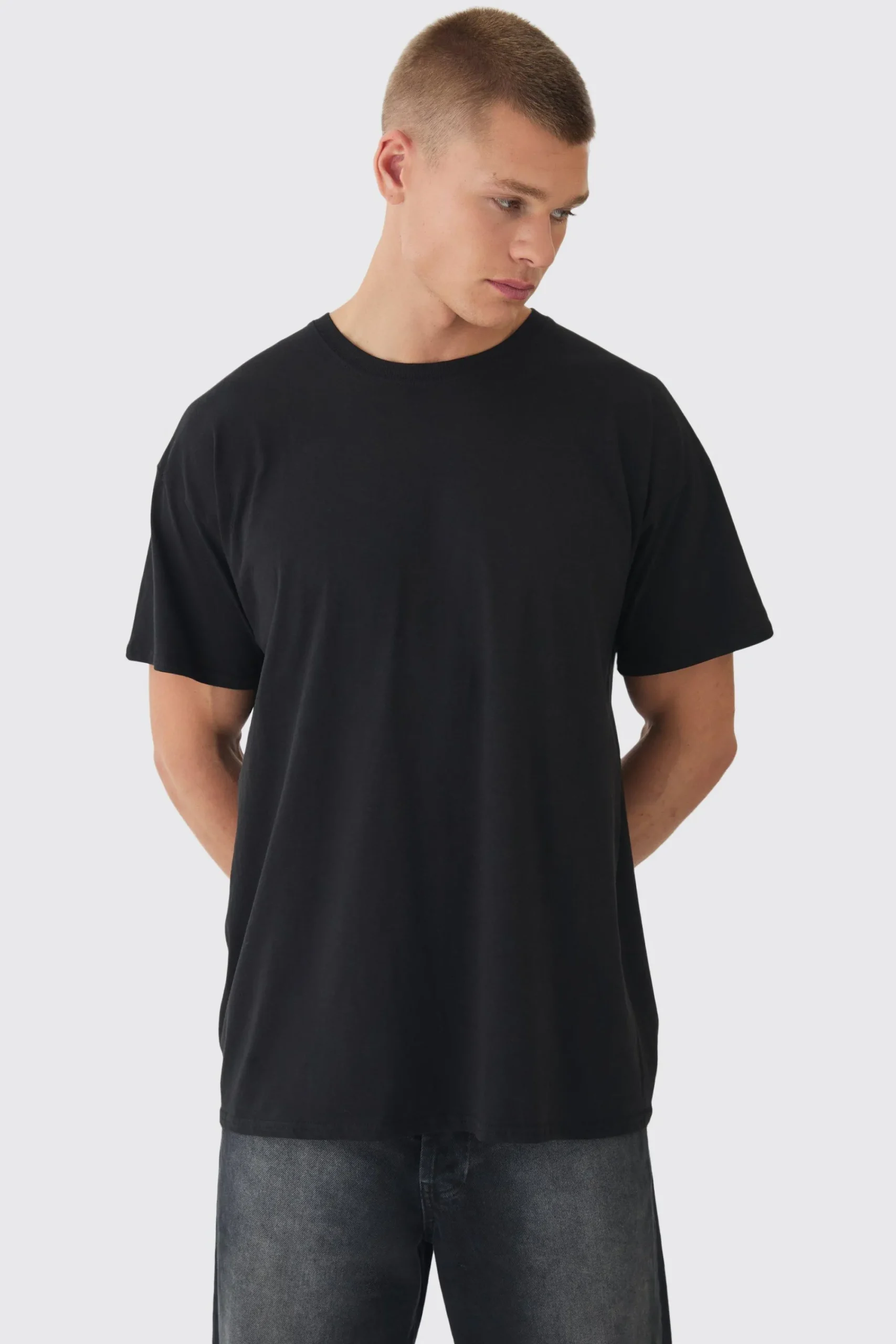 Oversized Tetris Gaming License Back Print T-shirt | UK^boohooMAN