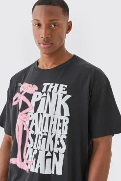 Oversized The Pink Panther License T-shirt | UK^boohooMAN Best
