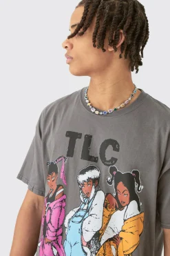 Oversized TLC Wash License T-shirt | UK^boohooMAN Sale