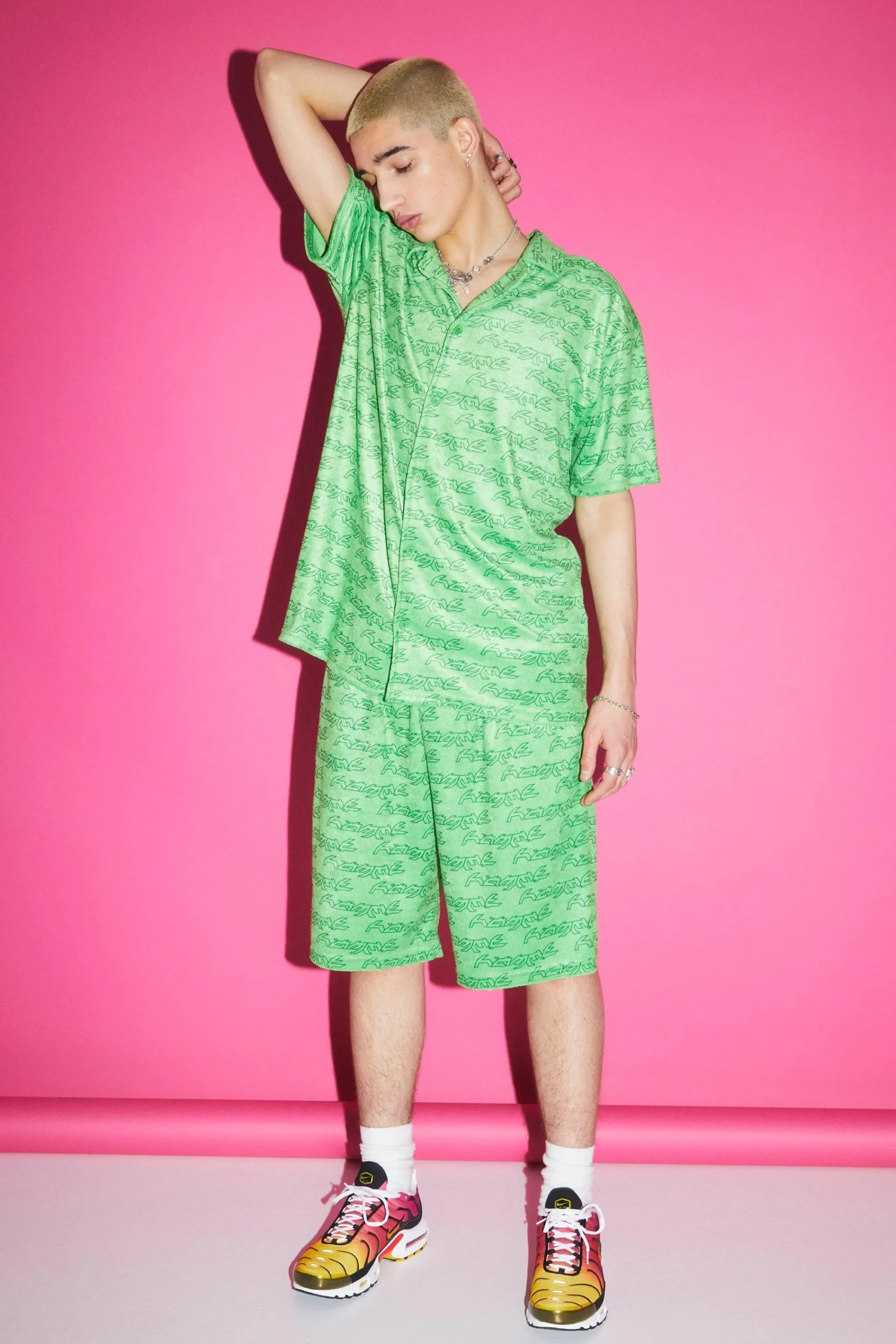 boohooMAN Oversized Towelling Shirt And Short Set | UK| Sets & Co-Ords