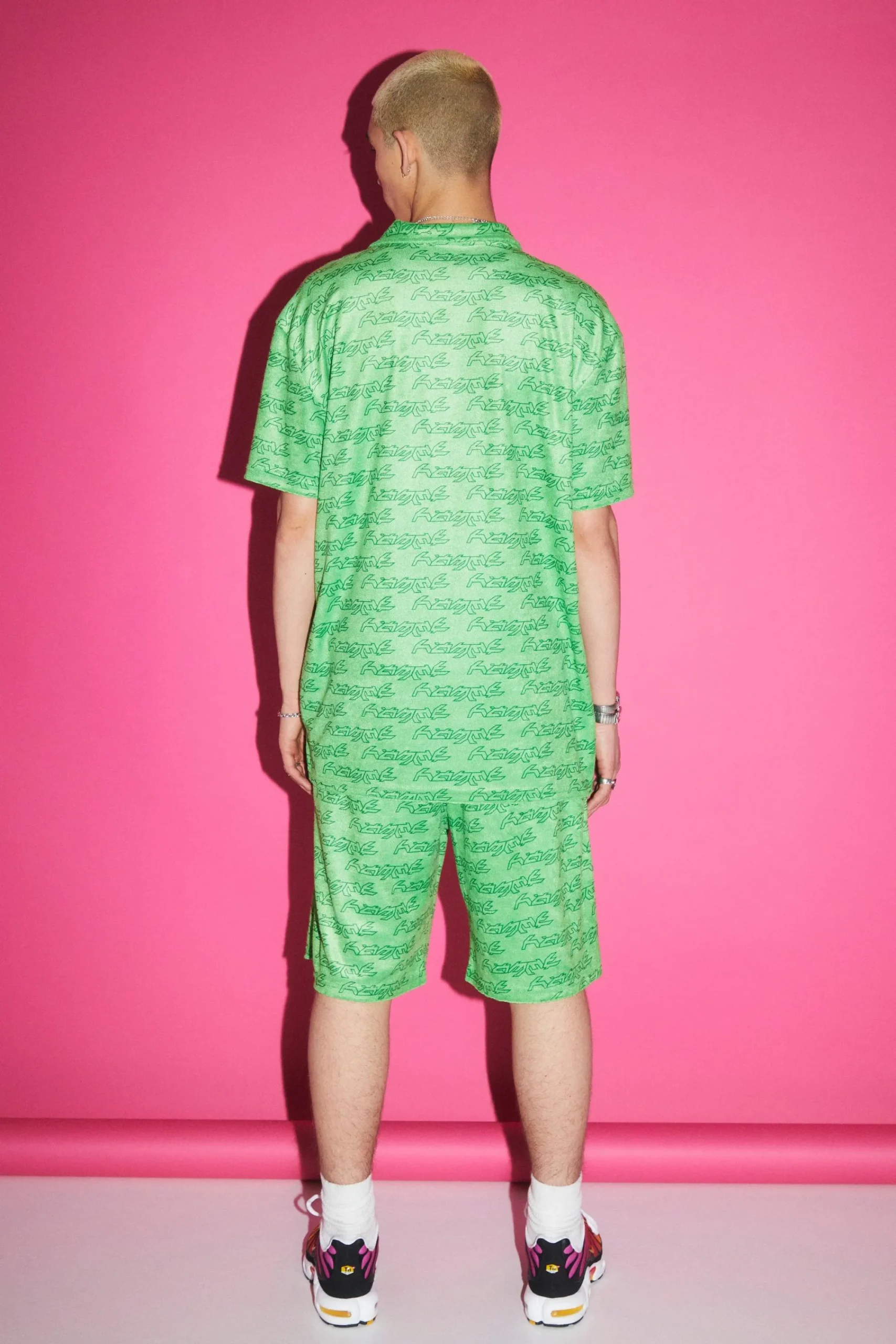 boohooMAN Oversized Towelling Shirt And Short Set | UK| Sets & Co-Ords