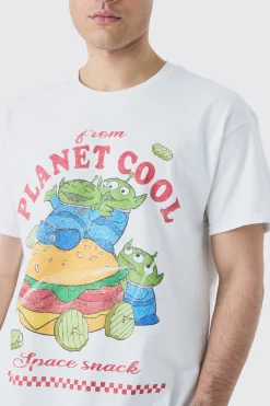 Oversized Toy Story Alien License T-shirt | UK^boohooMAN Clearance