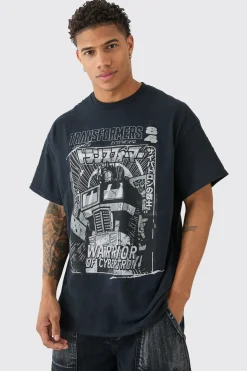 Oversized Transformers License T-shirt | UK^boohooMAN Sale