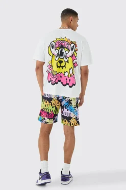 Oversized Trippy Homme Graphic T-shirt | UK^boohooMAN Best