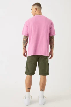 Oversized Trippy Lip Graphic T-shirt | UK^boohooMAN Outlet