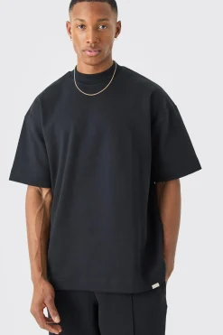 boohooMAN Oversized T-shirt & Relaxed Jogger Interlock Set | UK| Sets & Co-Ords