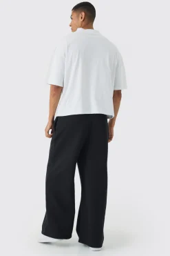 Oversized V Neck Dropped Shoulder Heavyweight Boxy T-shirt | UK^boohooMAN