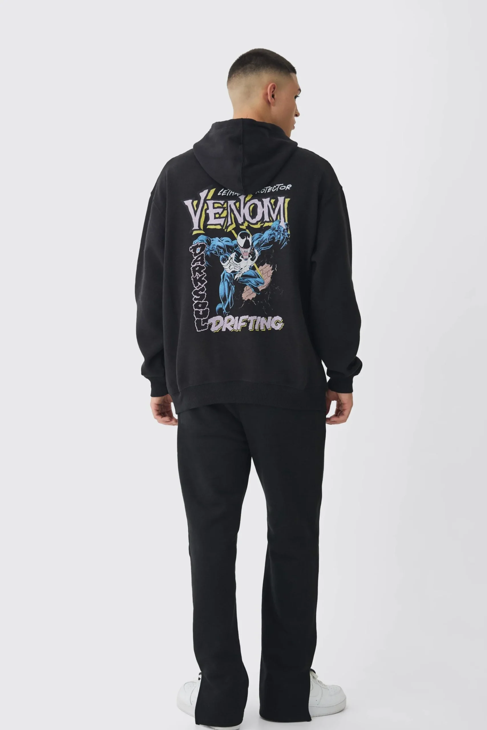 boohooMAN Oversized Venon License Print Hoodie | UK| Hoodies & Sweatshirts