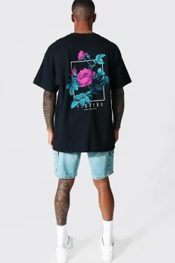 Oversized Virtues Graphic T-shirt | UK^boohooMAN Clearance