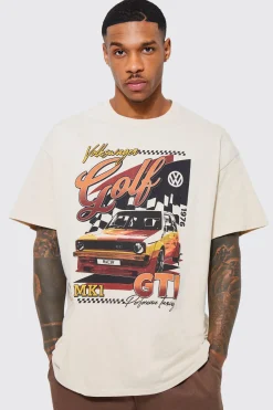 Oversized Volkswagen License T-shirt | UK^boohooMAN Sale