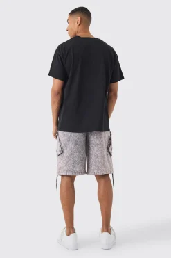 Oversized Volkswagen Palm Beach License Print T-shirt | UK^boohooMAN Hot