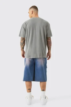 Oversized Wash Renaissance Ofcl Print T-shirt | UK^boohooMAN