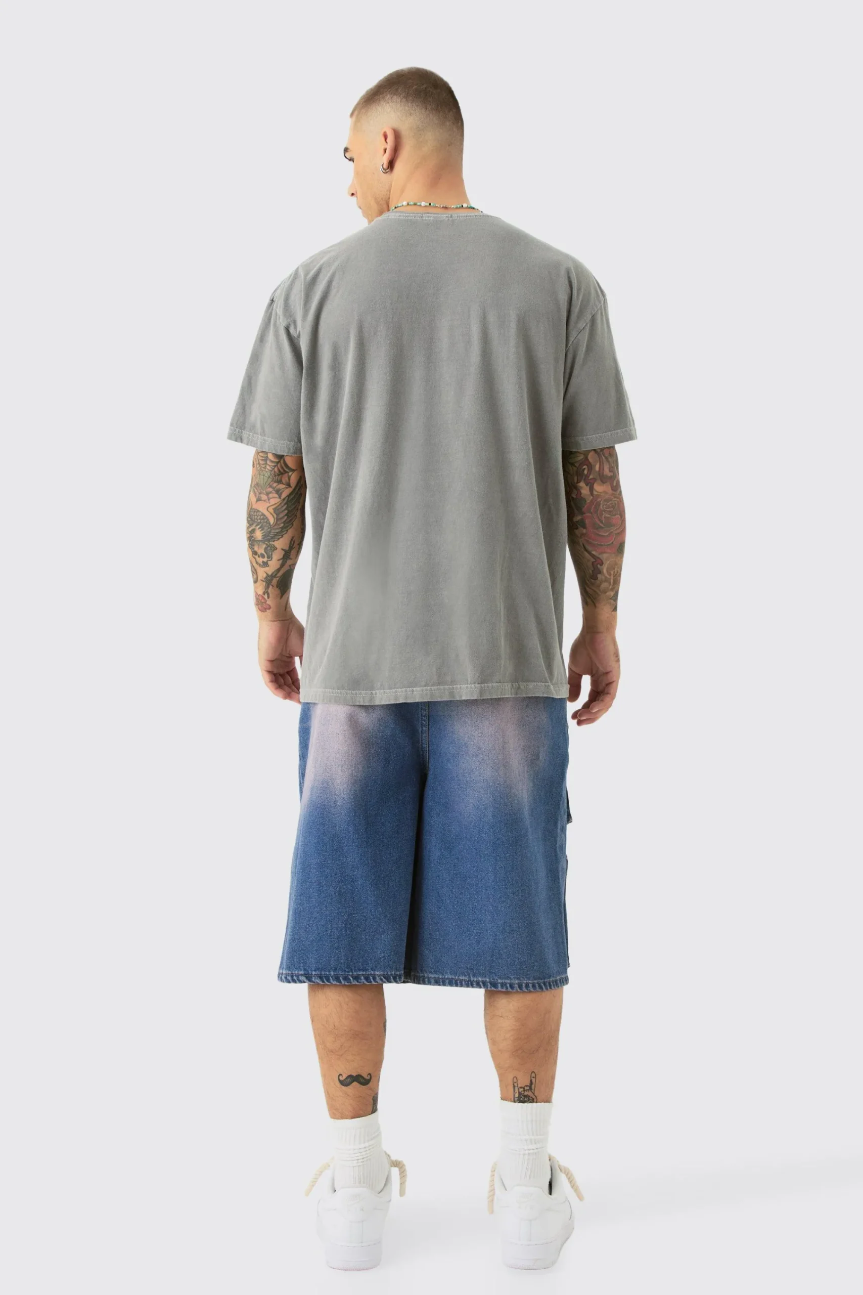 Oversized Wash Renaissance Ofcl Print T-shirt | UK^boohooMAN