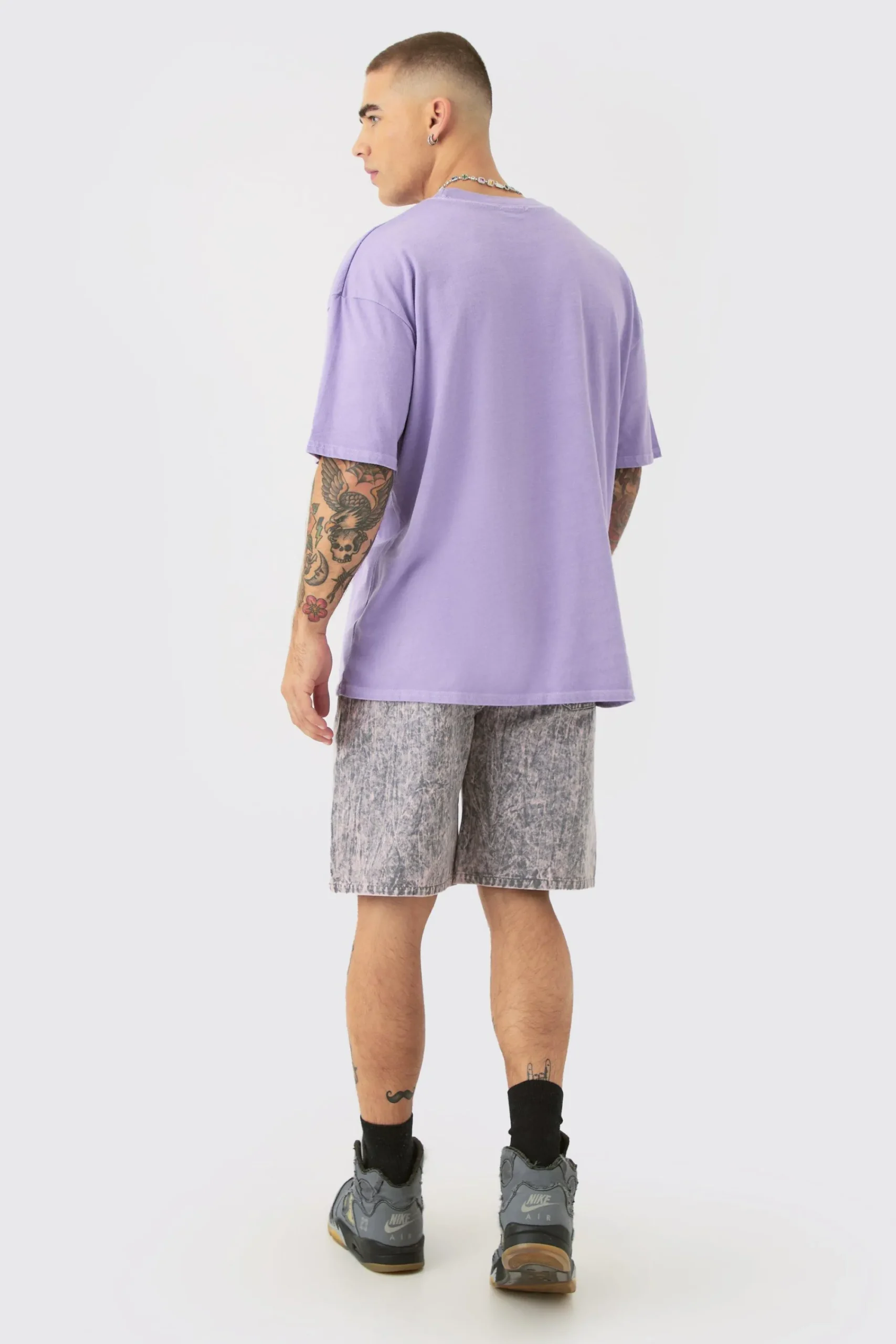 Oversized Washed Homme Text Print T-shirt | UK^boohooMAN Hot