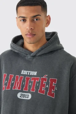 boohooMAN Oversized Washed Limited Edition Hoodie | UK| Hoodies & Sweatshirts