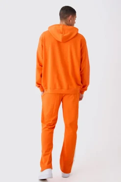 boohooMAN Oversized Washed Loopback Hooded Gusset Tracksuit | UK| Tracksuits