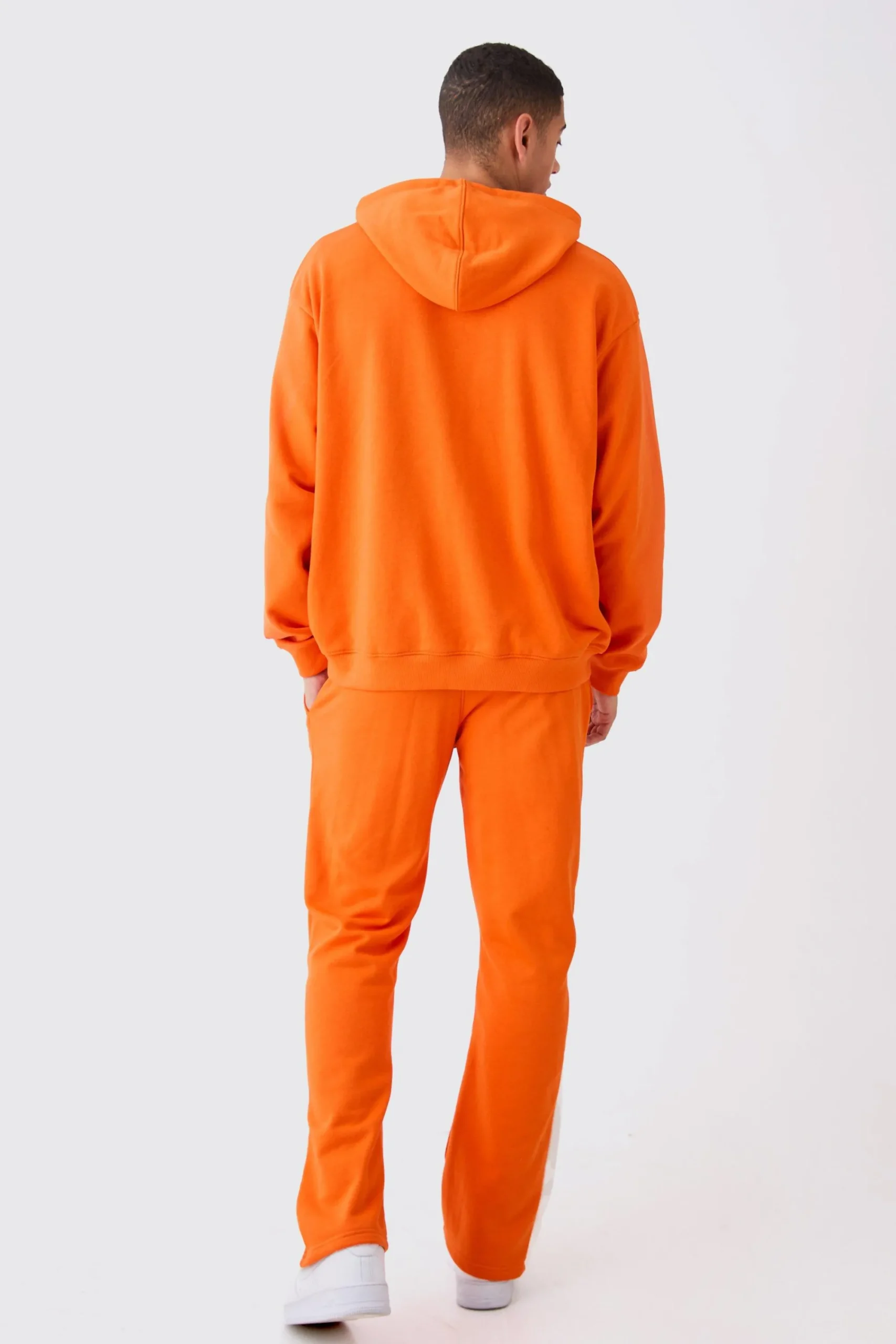 boohooMAN Oversized Washed Loopback Hooded Gusset Tracksuit | UK| Tracksuits