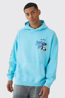 boohooMAN Oversized Washed Official Man Bear Hoodie | UK| Hoodies & Sweatshirts