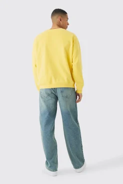 boohooMAN Oversized Washed Sweatshirt | UK| Hoodies & Sweatshirts