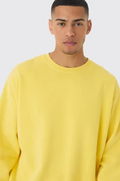 boohooMAN Oversized Washed Sweatshirt | UK| Hoodies & Sweatshirts