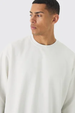 boohooMAN Oversized Washed Sweatshirt | UK| Hoodies & Sweatshirts