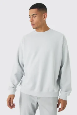 boohooMAN Oversized Washed Sweatshirt | UK| Hoodies & Sweatshirts