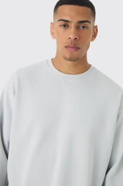 boohooMAN Oversized Washed Sweatshirt | UK| Hoodies & Sweatshirts