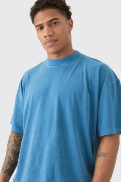 Oversized Washed Tonal Floral Print T-shirt | UK^boohooMAN Discount