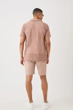 boohooMAN Oversized Weave Look Shirt | UK| Shirts