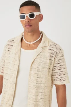 boohooMAN Oversized Weave Look Shirt | UK| Shirts