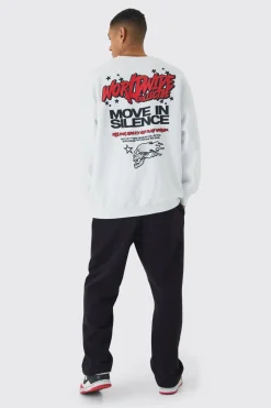 boohooMAN Oversized Worldwide Back Printed Sweatshirt | UK| Hoodies & Sweatshirts